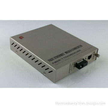 1000M Copper To Fiber Media Converter Remote Standalone